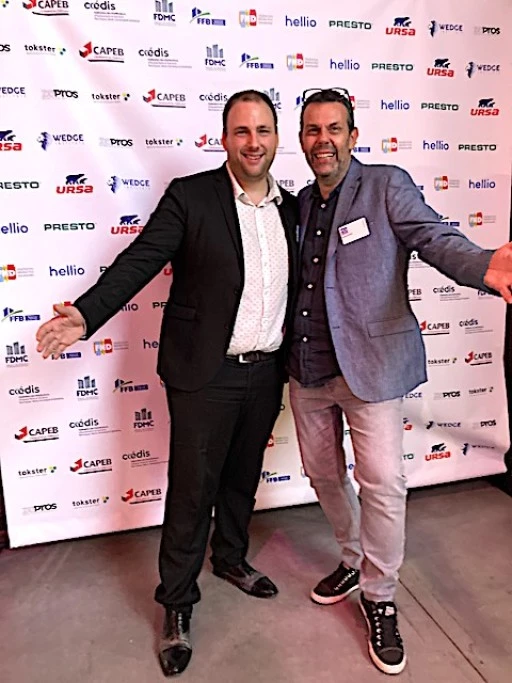 Mickaël Gillig et Denis Gentile aux Ze Awards du Bati 2022