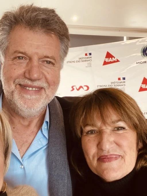 Challenge Avirose : Claudine Martinez et Christian Vandenberghe, président de la fédération française d’Aviron